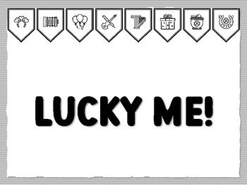 LUCKY ME! St. Patrick's Day Bulletin Board Kit, Ready to print