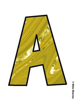 Marble Glitter Fall Bulletin Board Letters, Fall Hallway Display Letters, Fal