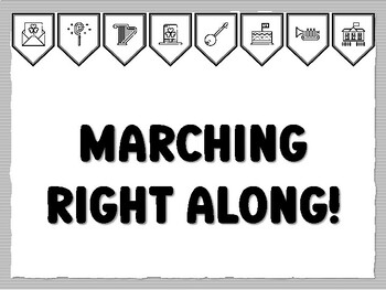 MARCHING RIGHT ALONG! St. Patrick's Day Bulletin Board Kit, Ready to print