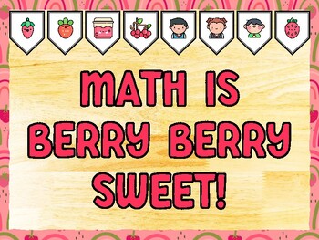 MATH IS BERRY BERRY SWEET! Berry Bulletin Board Kit