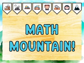 MATH MOUNTAIN! Mountain Bulletin Board Kit