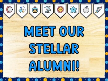 MEET OUR STELLAR ALUMNI! Galaxy Bulletin Board Kit & Door Décor