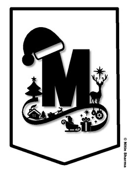 MERRY CHRISTMAS IN SWEDISHGOD JUL! Christmas Bulletin Board Letters, Christ
