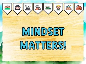 MINDSET MATTERS! Mountain Bulletin Board Kit