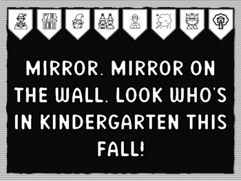 MIRROR, MIRROR ON THE WALL, LOOK WHO'S IN KINDERGARTEN THIS FALL! Fairy Tales