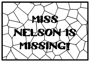 MISS NELSON IS MISSING!, Grade 2 Literature Activity, Grade 2 Literature Colo