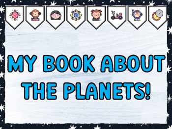 MY BOOK ABOUT THE PLANETS! Galaxy Bulletin Board Kit & Door Décor