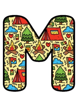 MY CAMPING BUDDIES! Camping, Welcome Back To School Bulletin Board