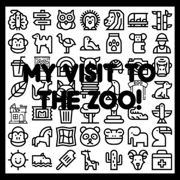 MY VISIT TO THE ZOO! Zoo Bulletin Board Activity 3x3 feet Zoo Classroom Quote