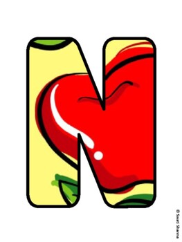 NEWS FROM OUR APPLE ORCHARD! Fall, Apple Bulletin Board Letters
