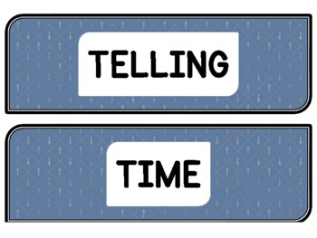 Ocean, Mermaid Clock Labels for Telling Time #16Sheet Size: 8.5 by 11 inch
