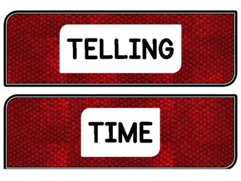 Ocean, Mermaid Clock Labels for Telling Time #31Sheet Size: 8.5 by 11 inch