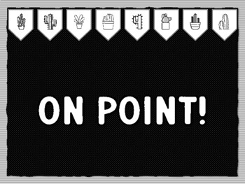 ON POINT! Cactus Succulents Theme Bulletin Board Kit, Door Décor, Cactus Succ