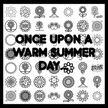 ONCE UPON A WARM SUMMER DAY... Sunflower Bulletin Board Activity 3x3 feet