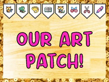 OUR ART PATCH! Creativity, Art Bulletin Board Kit