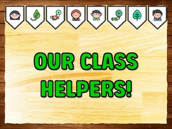 OUR CLASS HELPERS! Caterpillar Bulletin Board Kit & Door Décor