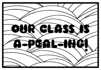 OUR CLASS IS A-PEAL-ING! Fall Apple Activity, Apples Coloring Pages, Autumn