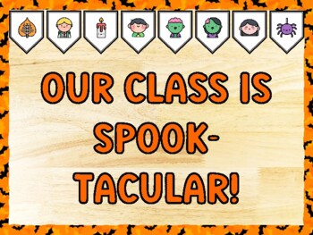OUR CLASS IS SPOOK-TACULAR! Halloween Bulletin Board Kit & Door Décor