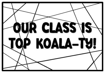 OUR CLASS IS TOP KOALA-TY! Koala Coloring Pages, Koala Bear Bulletin Board Ac