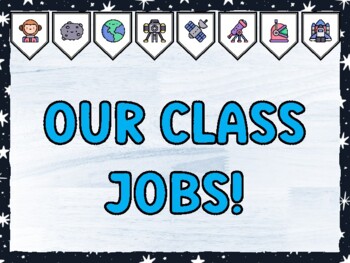 OUR CLASS JOBS! Galaxy Bulletin Board Kit & Door Décor