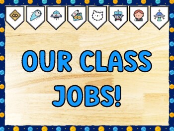 OUR CLASS JOBS! Galaxy Bulletin Board Kit & Door Décor