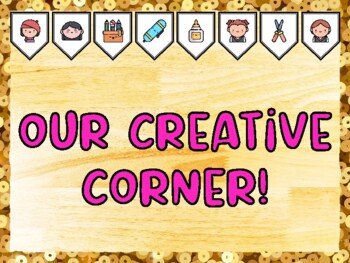 OUR CREATIVE CORNER! Creativity, Art Bulletin Board Kit