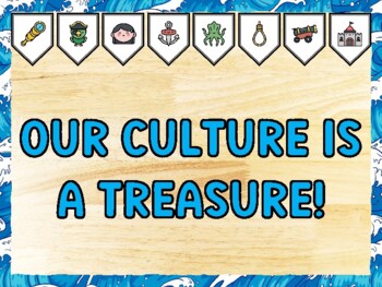 OUR CULTURE IS A TREASURE! Pirate Bulletin Board Kit & Door Décor