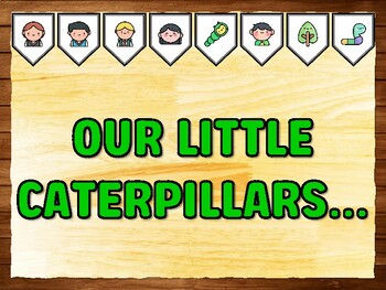 OUR LITTLE CATERPILLARS... Caterpillar Bulletin Board Kit & Door Décor