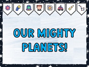 OUR MIGHTY PLANETS! Galaxy Bulletin Board Kit & Door Décor