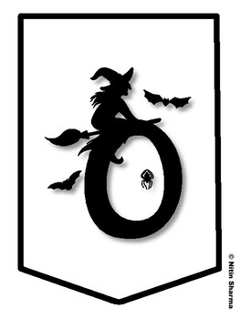 OUR OUTSTANDING WORK! Halloween Bulletin Board Letters, Halloween Banner