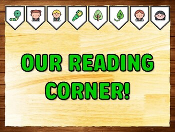OUR READING CORNER! Caterpillar Bulletin Board Kit & Door Décor