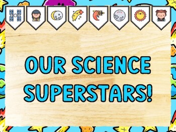 OUR SCIENCE SUPERSTARS! Universe Bulletin Board Kit & Door Décor