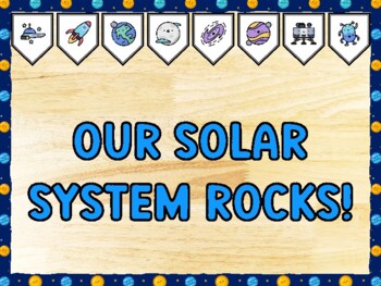 OUR SOLAR SYSTEM ROCKS! Galaxy Bulletin Board Kit & Door Décor