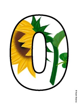 OUR SUNFLOWER ART! Sunflower Bulletin Board Letters