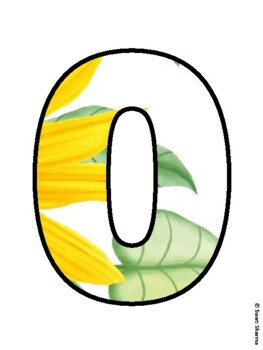 OUR SUNFLOWER GARDEN Sunflower Bulletin Board Letters