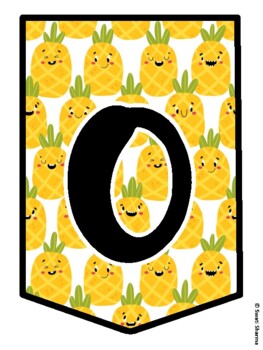 OUR WORK IS SWEET! Summer, Tropical, Pineapple Bulletin Board Letters