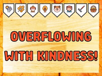 OVERFLOWING WITH KINDNESS! Fall Bulletin Board Kit