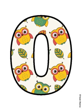 OWL ABOUT ME! Owl Bulletin Board Letters