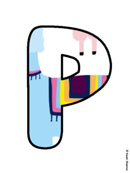 PAINT YOUR OWN FUTURE! Alpaca, Llama Bulletin Board Letters