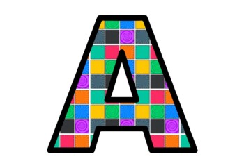 Party, New Year Bulletin Board Letters, Alphabet Posters, Classroom Decor