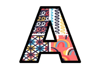Party, New Year Bulletin Board Letters, Alphabet Posters, Classroom Decor