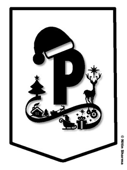 PEACE ON EARTH! Christmas Bulletin Board Letters, Christmas Banner, Christm