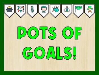 POTS OF GOALS! St. Patrick's Day Bulletin Board Kit