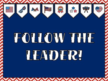 President's Day Bulletin Board Kit & Door Décor, FOLLOW THE LEADER! 