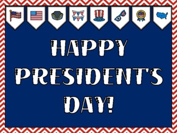 President's Day Bulletin Board Kit & Door Décor, HAPPY PRESIDENT'S DAY! 