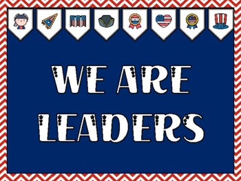 President's Day Bulletin Board Kit & Door Décor, WE ARE LEADERS Classroom Décor