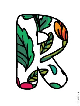 RAIN OR SHINE, WE GROW TOGETHER! Spring Bulletin Board Letters