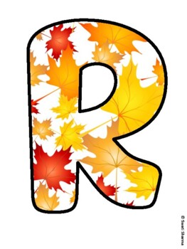 RAKING IN GOOD BOOKS! Fall Leaves Bulletin Board Letters