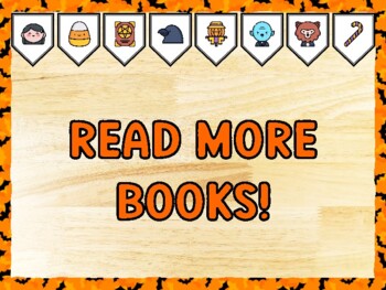 READ MORE BOOKS! Halloween Bulletin Board Kit & Door Décor