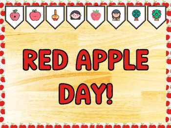 RED APPLE DAY! Apple Bulletin Board Kit